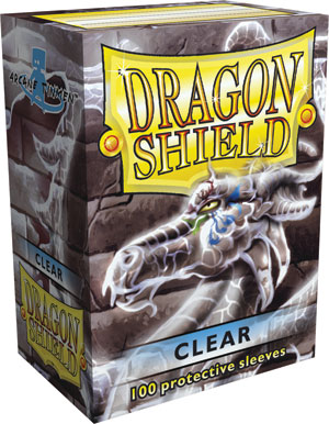 Dragon Shield Clear Sleeves Standard Size x100 Dragon Shield Clear Sleeves Standard Size x100